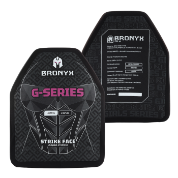 Комплект жіночих бронеплит 3 класу G series НВМПЕ Bronyx