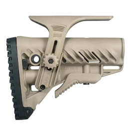Приклад FAB Defense GLR-16 CP с регулируемой щекой для AR15/M16. Tan