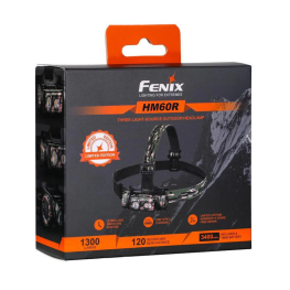 Ліхтар налобний Fenix HM60R, камуфляж | Лімітована серія