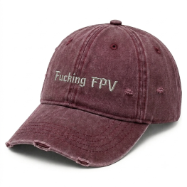 Кепка Fucking FPV червоний