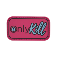 Патч ONLY KILL рожева основа