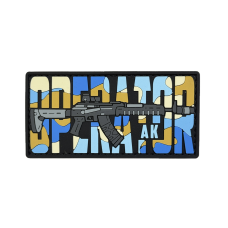 Патч ПВХ Operator AK Blue Camo 