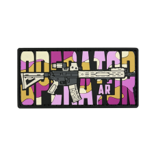 Патч ПВХ Operator AR Pink Camo