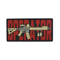 Патч ПВХ Operator AR Red