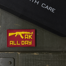 Патч AK ALL DAY Red/Yellow