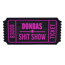 ПАТЧ БИЛЕТ DONBAS SHIT SHOW V2 BLACK/PINK