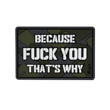 Пвх патч Because camo