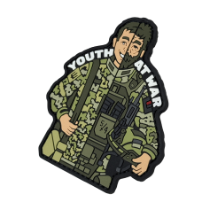 Патч пвх YOUTH / AT WAR